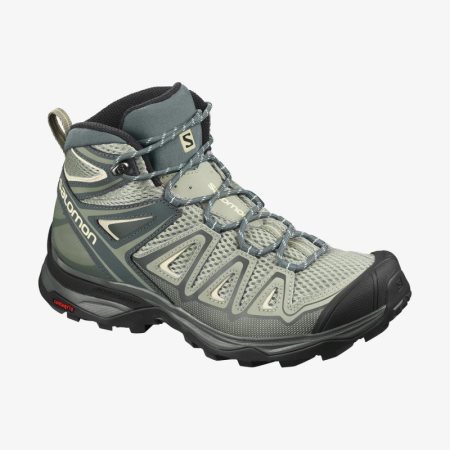 Scarpe Trekking Salomon X ULTRA MID 3 AERO Donna Verde Oliva IT 1-I42